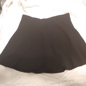 High-Waisted Black Skirt
